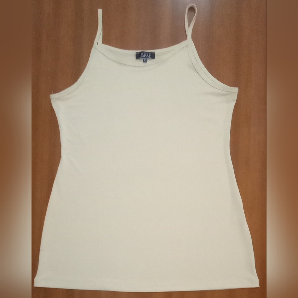 LBisse Woman's XLarge Tank/Camisole Tan Stretch
